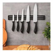 Barra Magnética Imã Suporte Facas Ferramentas Cozinha 33cm Churrasco Foto mini 2