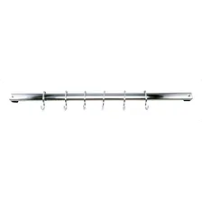 Barra Para UtensÃlios Com 6 Gançhos Em Inox 40cm - Mak-inox Foto mini 2
