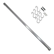 Barra Para UtensÃlios Com 6 Gançhos Em Inox 40cm - Mak-inox Foto mini 1