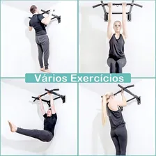 Barra Parede Fixa Paralela Treino Musculação Ombros Braços Foto mini 4