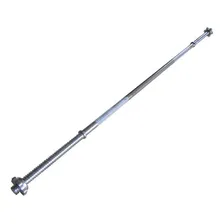 Barra Reta Aço Maciço Musculação 1,50m Pelegrin Pel-152b Cor Cromado Foto mini 1