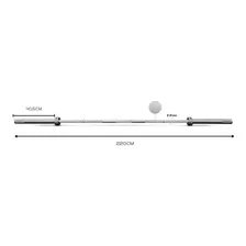 Barra Reta Cromada 220cm - Ahead Sports (as4101z3) Cor Cromado Foto mini 3