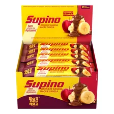 Barra Supino Frutas Zero Banana Maça E Canela 20 Unidade 24g Foto  mini 1