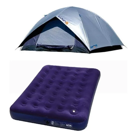 Barraca Acampamento 5 Pessoas Luna Mor + Colchão Casal Foto 1