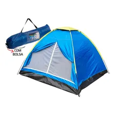 Barraca Acampamento Camping Pesca 3 Pessoas Impermeável Foto mini 2