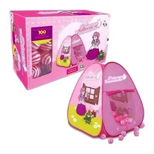 Barraca Cabana Infantil Princesa Encantada C/ 100 Bolinhas Foto mini  3
