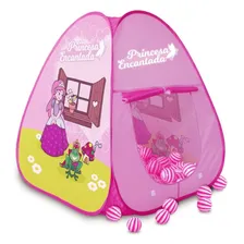 Barraca Cabana Infantil Princesa Encantada C/ 100 Bolinhas Foto  mini 1