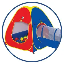 Barraca Cabana Toca TĂșnel Infantil 2x1 Braskit Foto mini 2