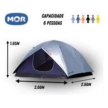 Barraca Camping Iglu Luna 6 Lugares Mor Foto mini 4