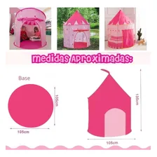 Barraca Castelo Princesa Tenda Cabana Infantil Menina Rosa Foto mini  3
