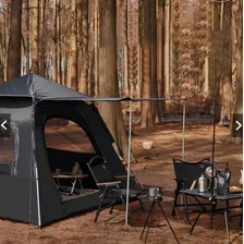 Barraca De Camping Grande Para 8 Pessoas Automatica Barraca Para Acampar Impermeavel Barraca A Prova Dagua Acampamento Resistente A Agua Barraca De Camping Com Varanda Barraca Com Mosquiteira Foto mini 1