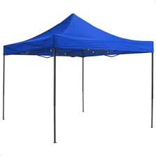 Barraca Gazebo Tenda Praia Camping Sanfonada 2,9x2,9m Lorben Cor Azul Foto mini 1