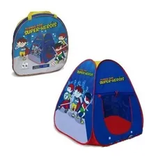 Barraca Grande Infantil Dobrável Cabana Super Heroi Menino Foto  mini 1