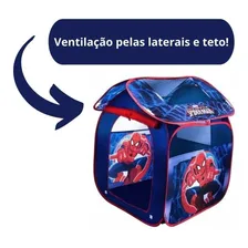 Barraca Infantil Cabana Tenda Homem Aranha Casinha Menino Foto mini 4