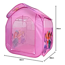 Barraca Infantil Princesa Portatil Cabana Casinha Menina Foto mini 4