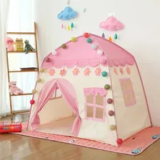 Barraca Infantil Toca Rosa Menina Cabana + 100 Bolinhas Foto mini 4