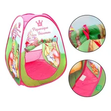 Barraca Piquenique Das Princesas Infantil Rosa 100 Bolinhas Foto mini 2
