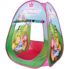 Barraca Piquenique Das Princesas Infantil Rosa 100 Bolinhas Foto mini 3