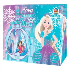 Barraca Toca Cabana Infantil Princesa Da Neve 60 Bolinhas Foto mini  2