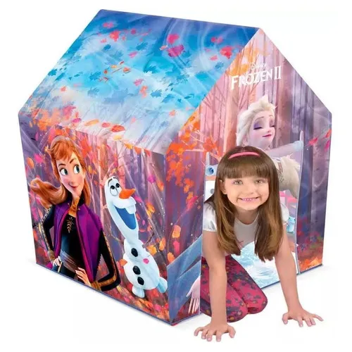 Barraca Toca Casinha Infantil Castelo Mágico Frozen 2 LĂder Foto 1