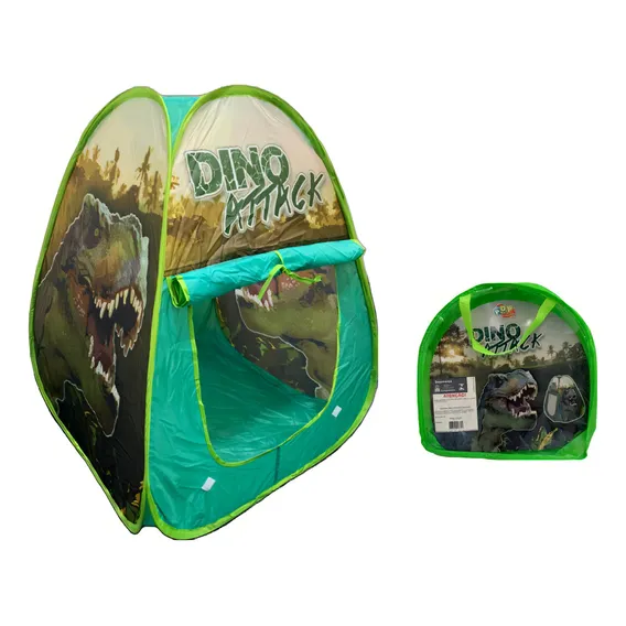 Barraca Toca Infantil Dobrável Tenda Cabana Dinossauro Foto 1