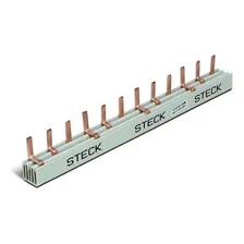 Barramento Steck Trifasico 3x 4 Disjuntores Din 80a S3f210b Foto mini 1
