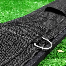 Barrigueira Neoprene Prova Baliza Quarto De Milha Cela Sela Preto Ranch Tex Foto mini 3