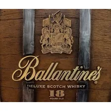 Barril Horizontal Decorativo - Ballantines Whisky Foto mini 3