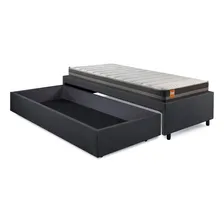 Base Cama Box Cama Inhouse Cama Box Gavetão De Solteiro Cor Cinza Foto mini 4
