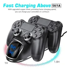 Base Carregador Para Controle Ps4/slim/pro Com Suporte Dobe Foto mini  3