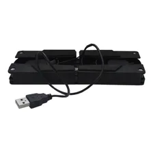 Base Cooler Com 2 Ventiladores Conexão Usb Notebook Netbook Cor Preto Foto mini 4