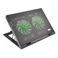 Base Cooler Para Notebook Power Gamer Multilaser Ac267 Cor Preto Cor do LED Verde Foto mini 1