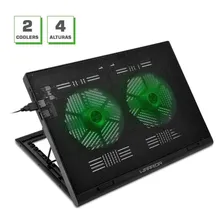 Base Cooler Para Notebook Power Gamer Multilaser Ac267 Cor Preto Cor do LED Verde Foto mini 4