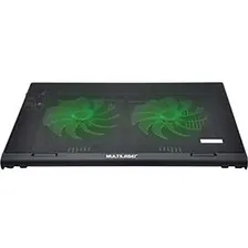 Base Cooler Para Notebook Power Gamer Multilaser Ac267 Cor Preto Cor do LED Verde Foto mini  3