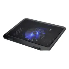 Base Cooler Usb Notebook/netbook - Silencioso - Azul - Preto Foto mini  3