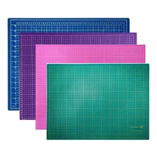 Base Corte A2 60x45cm Dupla Face Scrapbook Patchwork Verde. Cor Verde Foto  mini 1
