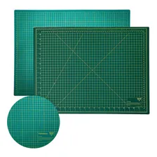Base Corte A2 60x45cm Dupla Face Scrapbook Patchwork Verde. Cor Verde Foto mini  2