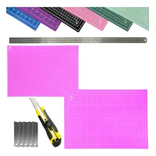 Base Corte Grande 90x60 Patchwork Multiuso Estilete Regua 60 Cor Rosa Foto mini 1