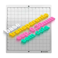 Base Corte Silhouette Cameo 30x30 - Cristal - Sem Cola - 2pç Cor Transparente Foto mini 2