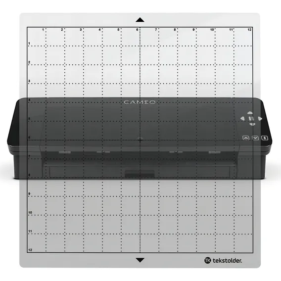 Base Corte Silhouette Cameo 30x30 - Cristal - Sem Cola - 2pç Cor Transparente Foto 1