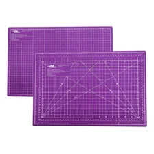 Base De Corte 60x45 A2 Patchwork Scrapbook Artesanato Diy Cor Roxo Foto  mini 1