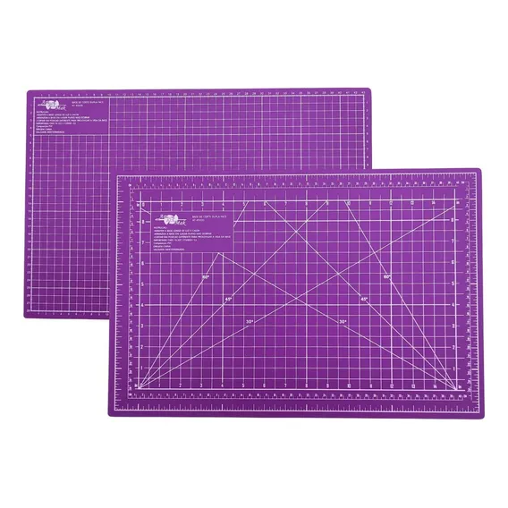 Base De Corte 60x45 A2 Patchwork Scrapbook Artesanato Diy Cor Roxo Foto 1