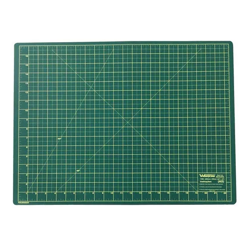 Base De Corte Dupla Face 60 X 45 Cm - Scrapbooking - Verde Foto 1