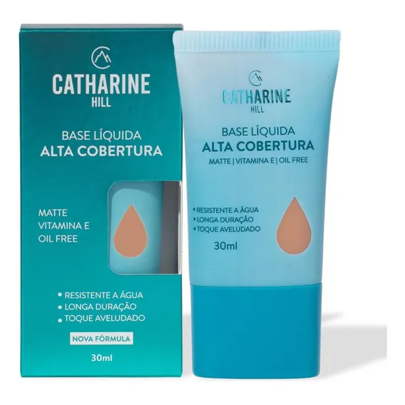 Base de maquiagem Catharine Hill Alta Cobertura Base Líquida Catharine Hill Base Líquida Alta Cobertura Catharine Hill | Nova 30ml Foto 1
