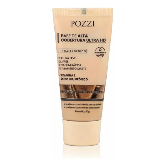 Base de maquiagem em loção Essenze di Pozzi Base Ultra Hd Base Ultra Hd Base Ultra Hd tom n2n - 30mL 30g Foto 1