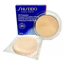 Base de maquiagem em pó Shiseido Pó Compacto Uv Protective Refil SPF 30 Refil Shiseido Sp30 Light Ochre Pó Compacto Uv Protective tom sp30 light ochre - 12g Foto  mini 1