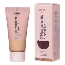 Base de maquiagem líquida Nina Make up Base Liquida Hyaluronic Base Liquida Hyaluronic - 30mL Foto  mini 1