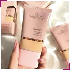 Base de maquiagem lĂquida Phállebeauty Base Matte Base Matte Base Matte tom 3 - 30mL 30g Foto mini 4