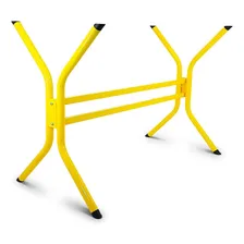 Base De Mesa De Jantar Madri Para Tampos Até 1,40m X 0,80m Cor Amarelo Foto mini 2