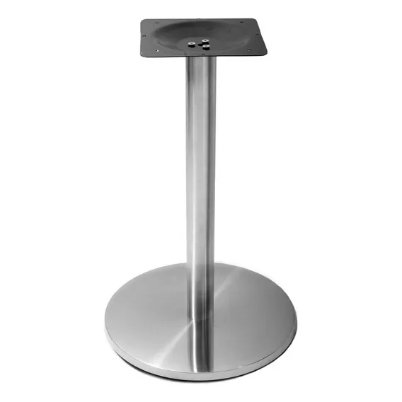 Base De Mesa Inox Redonda Para Tampos De Até 100cm Or 2202 Foto 1